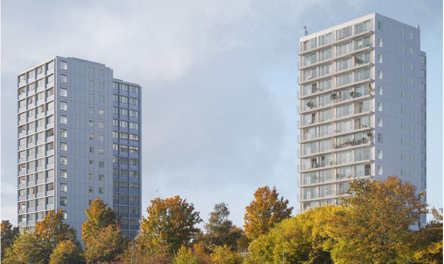 Renoveringen af syv højhuse i Brøndby Strand er nu tættere på